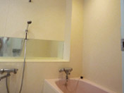 京都　リフォーム　浴室壁塗装施工後�B